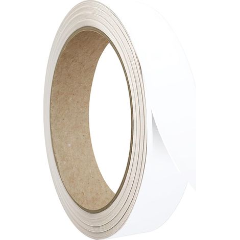 PVC Edging Tape Self-Adhesive 20 mm x 10 m White (1/5)