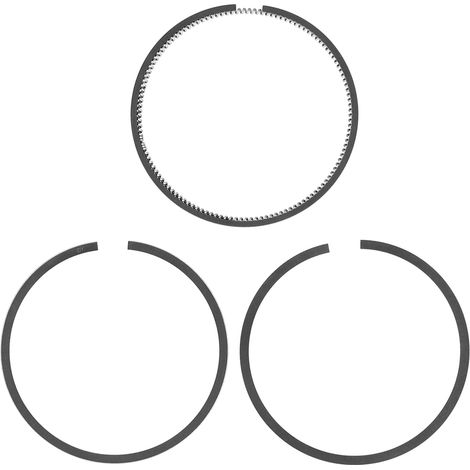 Kit de 3 segments de piston de 1,5 mm en fonte noire pour moteur diesel, générateur, agriculture et pêche 178F (1/5)