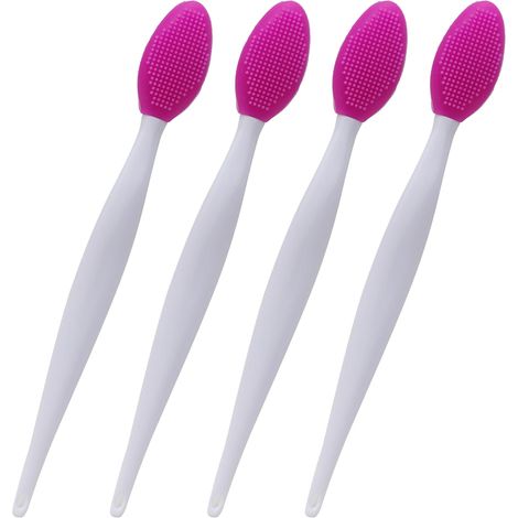 Brosse Exfoliante Pour Lèvres - En Silicone Doux Double Face - Pour Lèvres Plus Lisses Et Plus Pleines - 1 Pièce (1/5)
