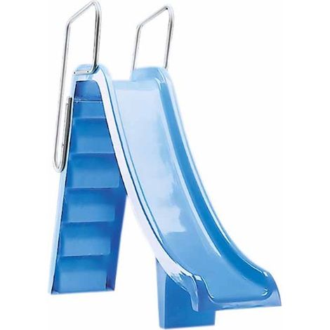 Astralpool – Toboggan piscine 1,8 m en polyester renforcé fibre de verre – Prise d'eau coulissante – Garde-corps en aluminium – Poids max 80 kg (1/2)