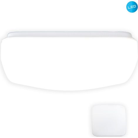 LED Kellerleuchte Levi eckig 22 cm Garagenleuchte, IP 44, weiß Deckenlampen & Kronleuchter (1/2)
