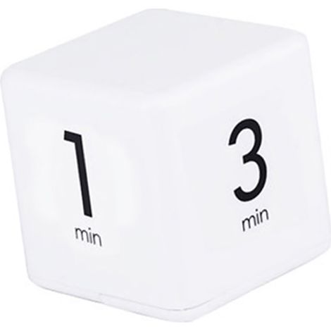 Minuterie cube portable avec alarme de compte à rebours de cuisine numérique 1-3-5-10 minutes avec affichage de la gestion du temps pour les études, le sport, la cuisine, les jeux, le bureau (1/5)