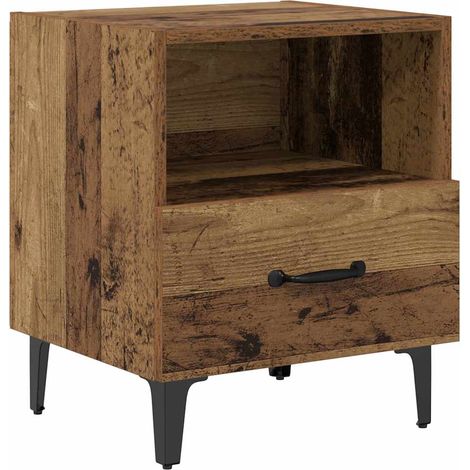Maison Exclusive - Nachttisch Altholz 40 x 35 x 47,5 cm Holzwerks