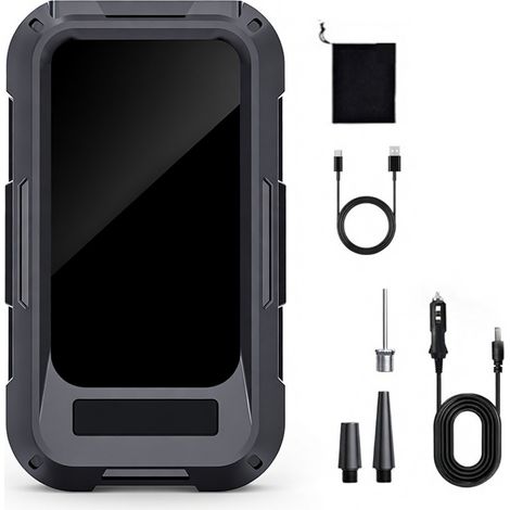Inflador de neumáticos inalámbrico 9905 para coche, mechero, Type-C (1/5)
