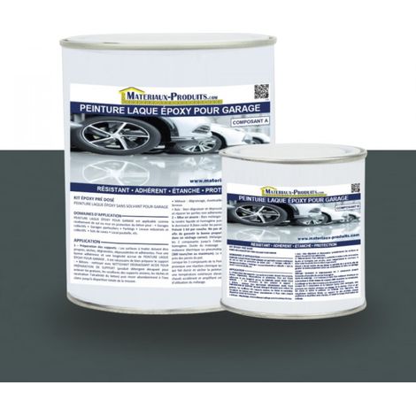 Peinture Laque Epoxy pour Garage - 1 Kg Gris anthracite - MATPRO (1/5)