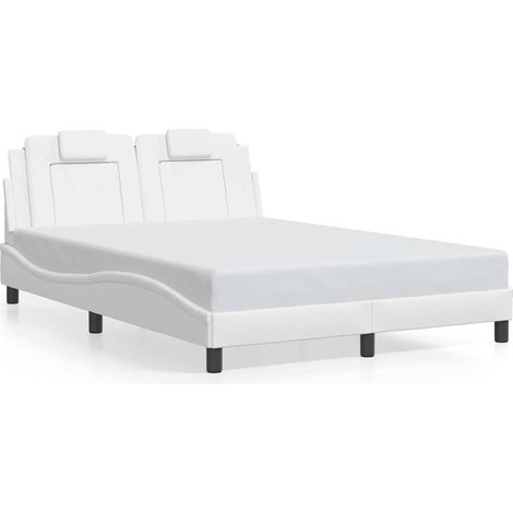 Maison Exclusive - Giroletto Viana senza Materasso Bianco 120x200 cm in Similpelle (1/5)