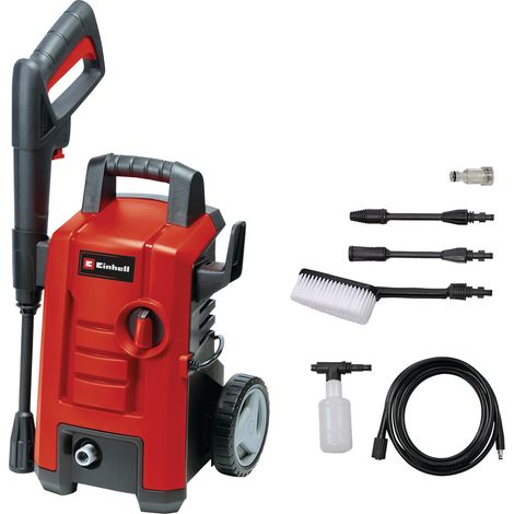 Einhell Nettoyeur haute pression TC-HP 130 (1500 W, 130 bar, 390 L/h, y compris tuyau haute pression de 5 m) avec Accessoires