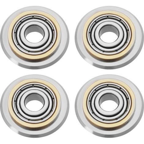 Lot de 4 roues de coupe de carreaux de 22 x 6 x 6 mm - Capacité de coupe de carreaux de céramique - 2000 m (8117-22D) (1/5)