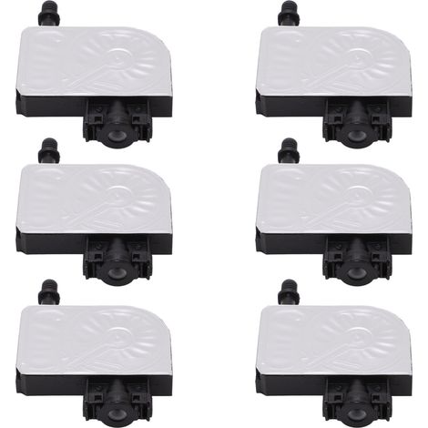 6 Pièces Amortisseur d'Encre Robuste en PP pour Imprimantes DX5 DX6 DX7 4800 7800 7880 9800 (1/5)