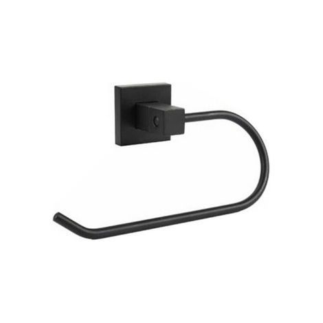 PORTA ROTOLO CARTA IGIENICA WC TOILETTE SUPPORTO BAGNO NERO CASA 02100 (1/2)