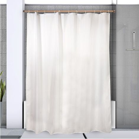 Barra para cortina de ducha o bañera extensible sin taladrar en Aluminio KRETA 75-125cm  Cobre Spirella