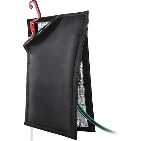 Tapa protectora para grifos exteriores, con aislamiento y protección antihielo, compatible con grifos exteriores de 63,5 x 34,5 cm (1/5)