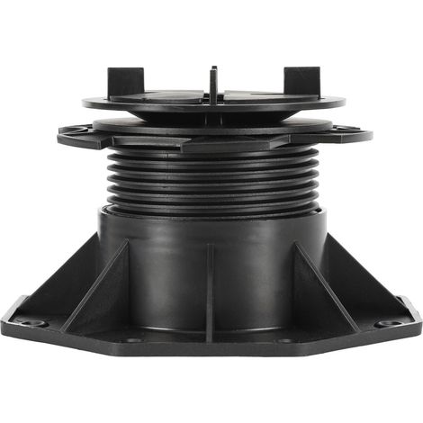 TolleTour Höhenverstellbarer Platten-Stellfuß 75-145 mm mit 0-5 % Gefälleausgleich für Keramik Stein Beton 10er Set (1/5)