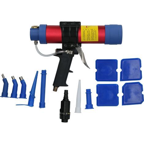 Pistolet à colle pneumatique pour verre, outil de calfeutrage ajustable en aluminium Q3-310ML (1/5)