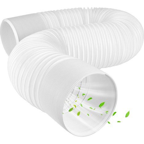 Tuyau Climatiseur Mobile, Tuyau Évacuation Climatiseur mobile Ø 150mm / 2m,Tuyau d'évacuation d'air Flexible, Tuyau d'échappement Mural pour climatisation Mobile (1/4)