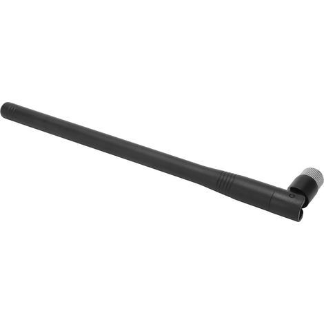 Antenne WiFi omnidirectionnelle 8dBi à haut gain, pliable pour routeur, connecteur RP-SMA, portable et pratique, idéale pour améliorer la couverture sans fil. (1/5)