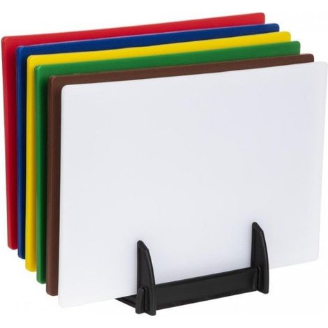 Lot de 6 planches à découper (L)455 x (P)305 x (H)10 mm, support et poster inclus (1/5)