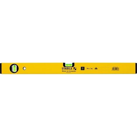 STABILA Wasserwaage 70 120cm Alu.gelb ± 0,5 mm/m - 2289