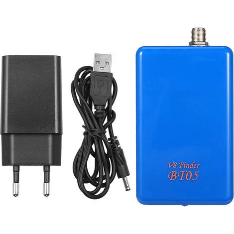 Satellite Finder Meter V8 Finder BT05 Satfinder DVB S2 Satellite Finder Multi Standard Décodage pour Digital Bluetooth HD Satfinder pour le réglage de l'antenne satellite (1/5)