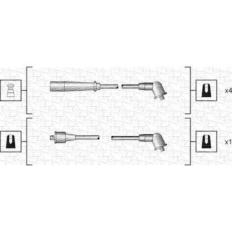 Kit de câbles d'allumage Magneti Marelli 941318111185 PEUGEOT