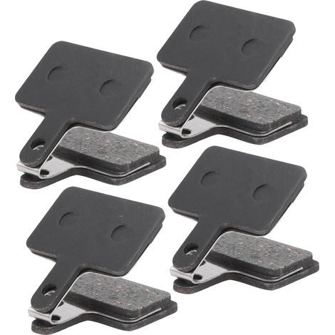4 paires de plaquettes de frein à disque pour VTT, garnitures métalliques en résine avec goupille. (1/5)