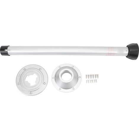 Kit de pieds de Table pour camping-car, 750mm, en alliage d'aluminium, montage en Surface, pieds détachables avec Base au sol pour ponton de camping-car (1/5)