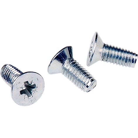 Vis autotaraudeuse RS PRO 12mm, tête Fraisée, M5 x , en Acier ( Prix pour Sachet de 100 )