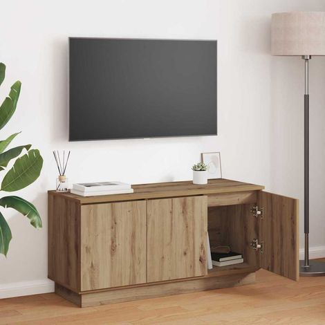 Mueble de TV 100 x 38 x 49 cm Roble artisan vidaXL (1/5)