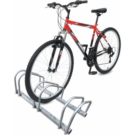 Vounot – Râtelier range vélos mural ou au sol – Support pour 3 vélos – Métal revêtu – Installation facile et stable – Pour pneus 35-60mm (1/5)
