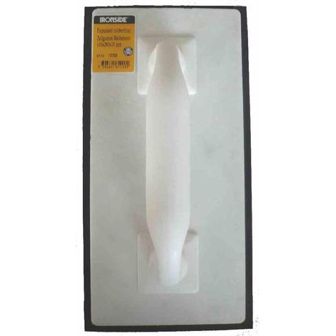 Reibebrett mit Kautschuk-Auflage Auflage 10mm stark, schwarz, 14x28cm