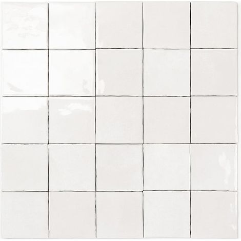 Carrelage Morocco Blanc  10x10 cm