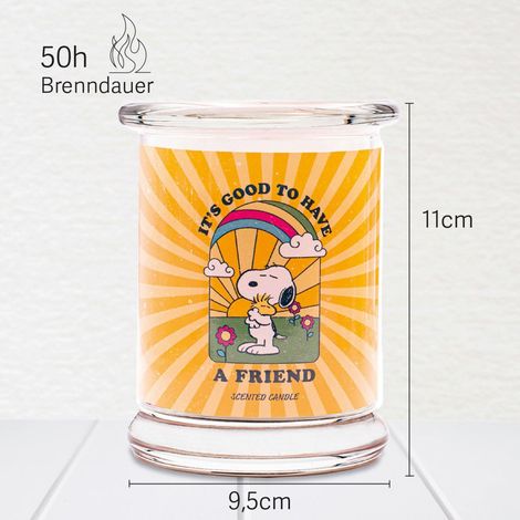 Duftkerze erdnusse - glas geschenkfertig