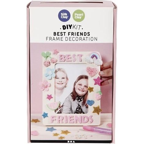 Cadre photo - Creotime - Multicolore - Bois - Pour filles de 6 à 99 ans (1/3)