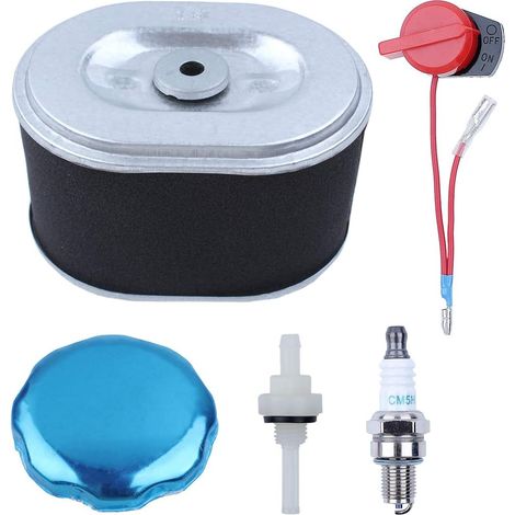 Kit d'interrupteur d'arrêt du couvercle de carburant du filtre à air pour moteur à essence Honda GX160 GX200 5,5 HP 6,5 HP (1/5)