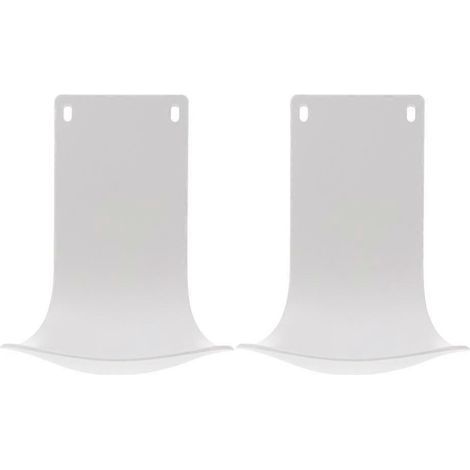Lot de 2 bacs de récupération d'eau en plastique pour spray, bacs récupérateurs de gouttes, bacs de récupération muraux-18.50X13.50X9.00CM-White (1/4)
