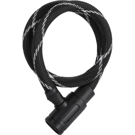 Fietsslot - Chaine En Acier Trempé 8 Mm - 100 Cm - Protection Antigriffes En Nylon - Pour Vélo Électrique - 1 Pièce (1/5)