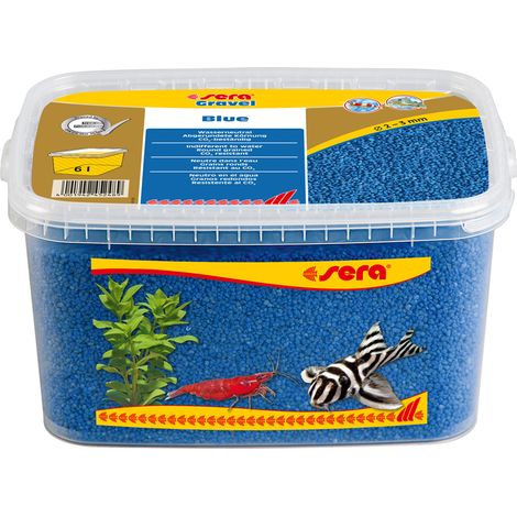 Sera Gravillon Aquarium Pro blau 6 Liter 1 kg