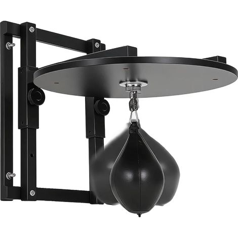 Plataforma de boxeo, altura regulable, construcción robusta, color negro. (1/2)