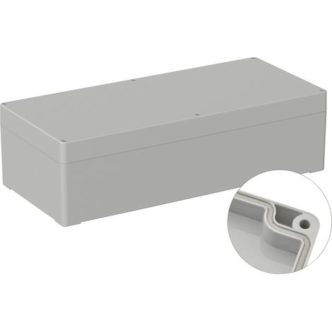 TRU COMPONENTS TC-9065720 Industrie-Gehäuse 360 x 160 x 100 ABS Lichtgrau (RAL 7035) 1 St. (1/2)