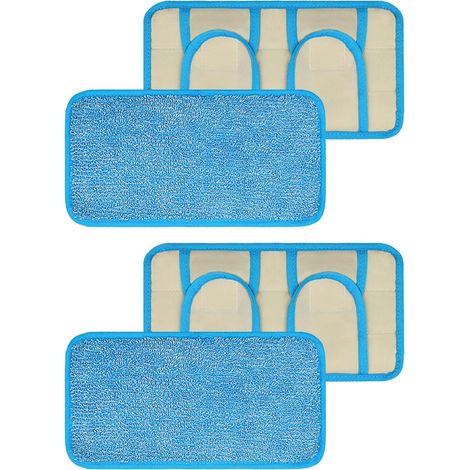 Tête de rechange facile à installer Recharges de balai Housse en microfibre rapide et efficace Système 2 pièces/4 pièces (1/5)