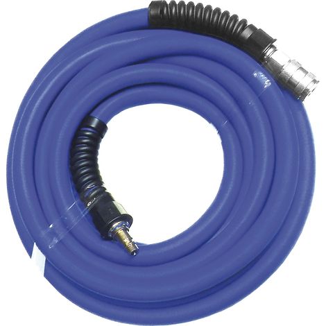 DL-Gummischlauch Länge 10 m mit Kupplung und Nippel 12 x 20 mm