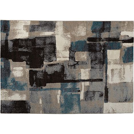 Tappeto Decora 60×110 cm – polipropilene frisée blu – BLU004