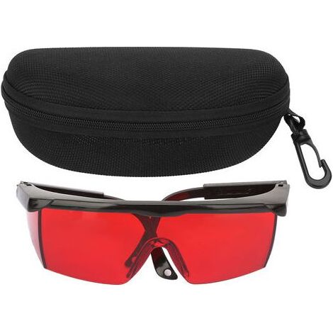 Lunettes d'Amélioration Laser Rouge - Lunettes de Sécurité pour Niveau Laser, Laser Rotatif et Laser Multiligne Rouge - Améliorer la Visibilité du Faisceau Rouge (1/5)