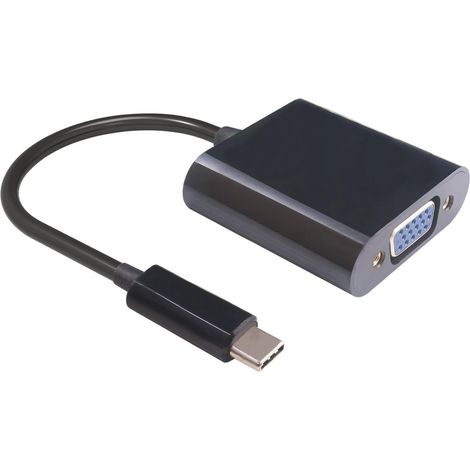 Microconnect USB3.1CVGA Adaptador gráfico USB Negro