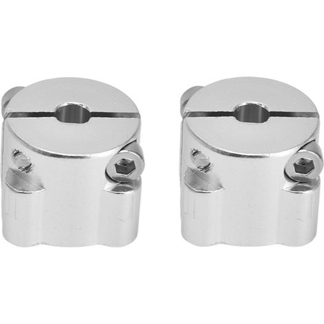 2pcs collier de serrage alu haute charge pour arbre colonne, alésage centré 1/4in, diamètre extérieur 1/2in (1/5)