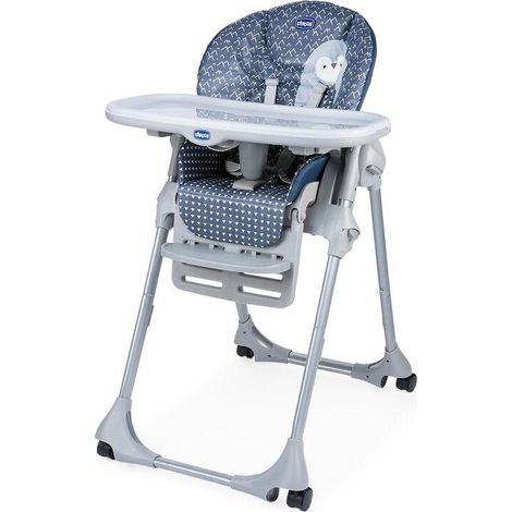 Seggiolone Chicco Poly Easy Pinguino Azzurro (1/5)