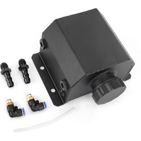 Qiilu coolant Tank Réservoir d'eau de récupération de Bouteille de trop-Plein de Liquide de Refroidissement de radiateur de 1L J7q203 (1/5)