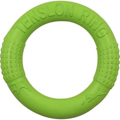 Haustier-Frisbee aus strapazierfähigem EVA, schwimmfähig und interaktiv, geeignet für das Kautraining von Welpen, kleine Größe, grün.