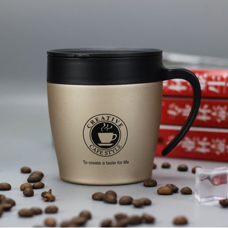 1 Mug isotherme,Acier inoxydable 304,Double paroi,Sans BPA,Maison,Bureau,Sport (1/4)