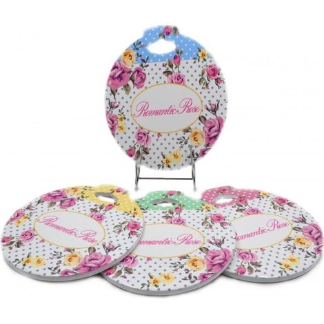 1 Mattonella Sottopentola Tagliere da Cucina 20 x 21 cm 4 Colori (1/2)